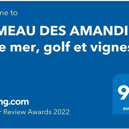 サン・シル・シュル・メールHameau Des Amandiers - Vue Mer, Golf Et Vignesアパートメント エクステリア 写真
