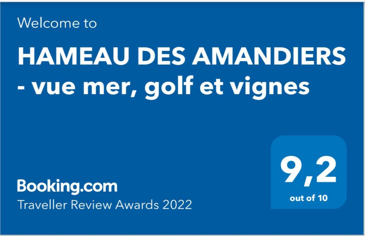 サン・シル・シュル・メールHameau Des Amandiers - Vue Mer, Golf Et Vignesアパートメント エクステリア 写真