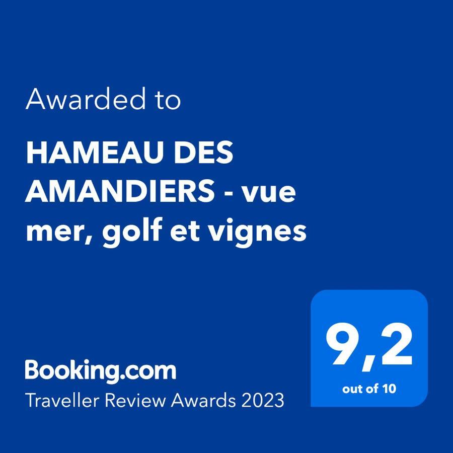 サン・シル・シュル・メールHameau Des Amandiers - Vue Mer, Golf Et Vignesアパートメント エクステリア 写真