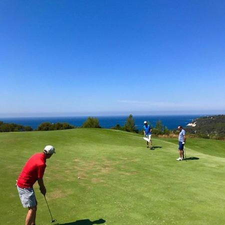 サン・シル・シュル・メールHameau Des Amandiers - Vue Mer, Golf Et Vignesアパートメント エクステリア 写真